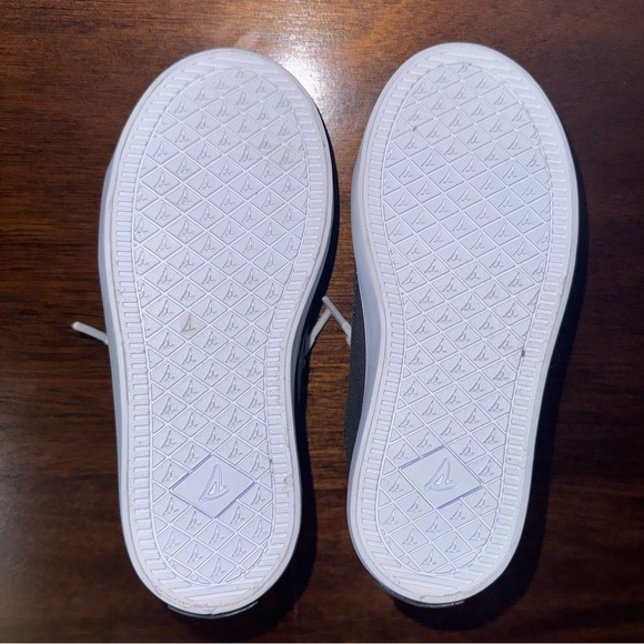 Sperry Top Sider Kids Girls Crest Vibe Junior Sneaker Black Sparkle Size 11 NWOB - Picture 6 of 7